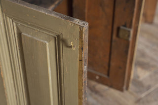 Wooden Distressed Waiter Station Maitre D Stand