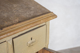 Wooden Distressed Waiter Station Maitre D Stand