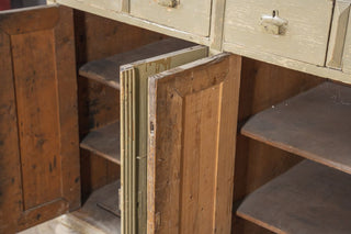 Wooden Distressed Waiter Station Maitre D Stand