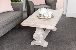 wooden living room coffee table