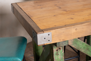 wooden restaurant table