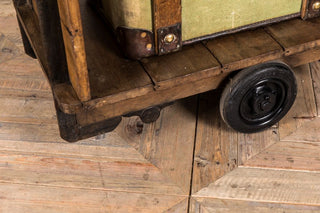 wooden retail display case