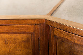 wooden retail cupboard