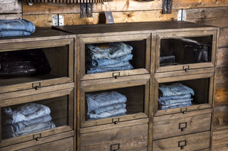 wooden retail display cabinets