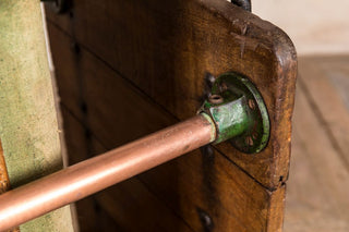 wooden retail display stand