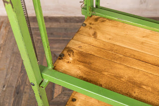 wooden shelf vintage trolley