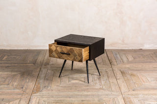 wooden side table