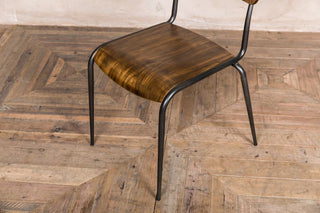 wooden stacking chair