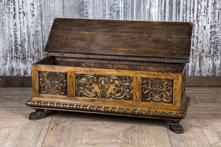 wooden storage table