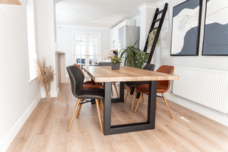 wooden top dining table