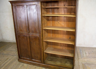 Large Victorian Pine Kitchen Cupboard