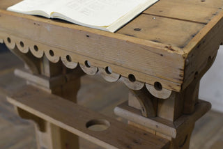 wooden waiter station