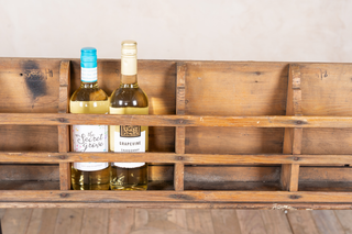 wooden wine rack