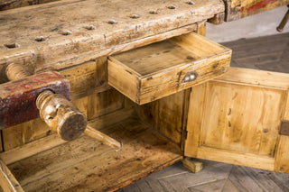 wooden workbench
