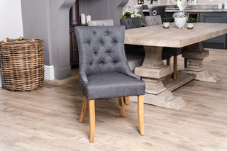 worcester dark grey dining chair