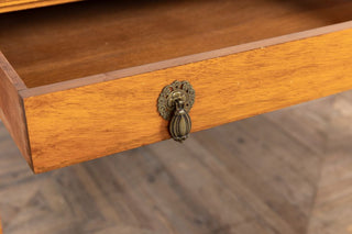 1920s Solid Walnut Writing Desk & Chair Set