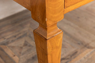 1920s Solid Walnut Writing Desk & Chair Set