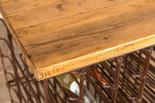 wrought iron wine rack