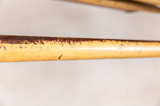 yellow clothing rail