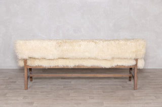 sheepskin-bench