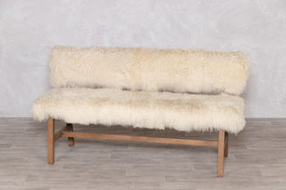 sheepskin-bench