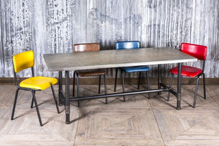 zinc dining table