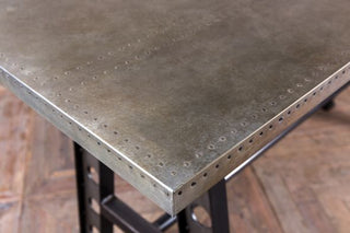 zinc top bar table