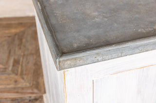 zinc top bar with tap