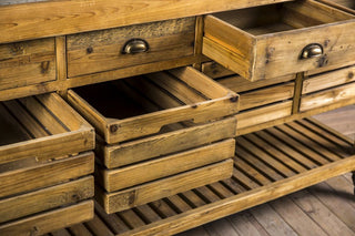 zinc top breakfast bar