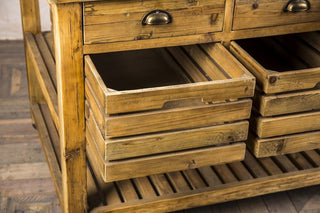 zinc top kitchen island