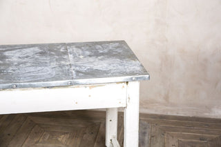 zinc top table
