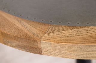 zinc-top-wooden-edge-poseur-table-square-base-top