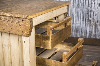 industrial wooden sideboard