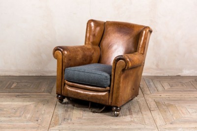 leather armchairs