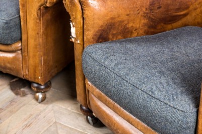 vintage leather seating