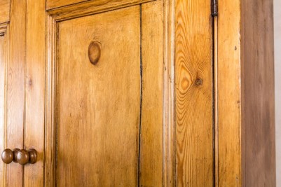 victorian pine cupboard