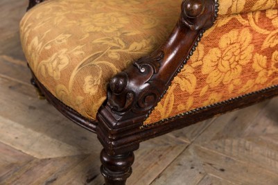 vintage mahogany armchair