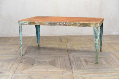 distressed outdoor table