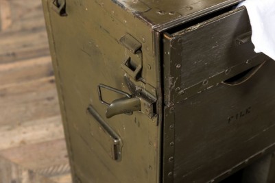 industrial style military trunk