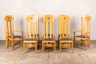 charles rennie mackintosh dining chairs