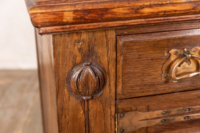 old wooden sideboard