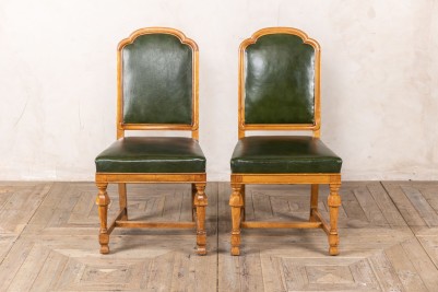 1920s Solid Walnut Dining Chairs - Set of 20