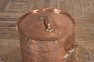 vintage copper log bin