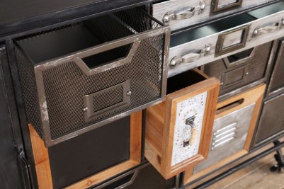 Industrial Style Storage Cabinet