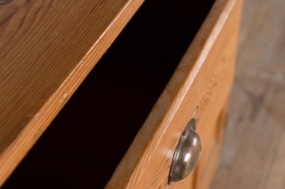 Antique Pine Pantry Cupboard - Drawer