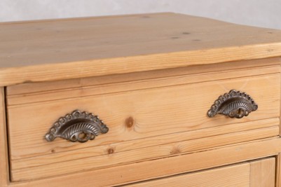 Small Pine Cupboard - Drawer Handles