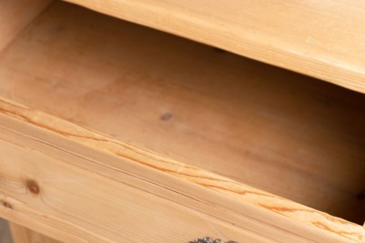 Small Pine Cupboard - Inside Drawer