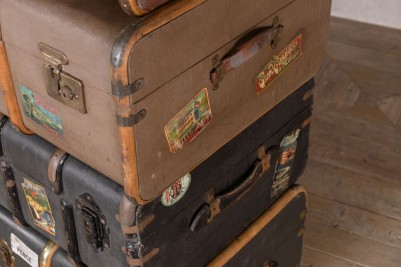 side of suitcases