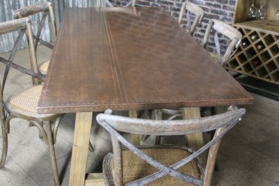 industrial look dining table