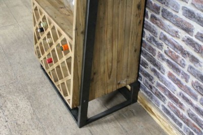 large reclaimed timber wine rack